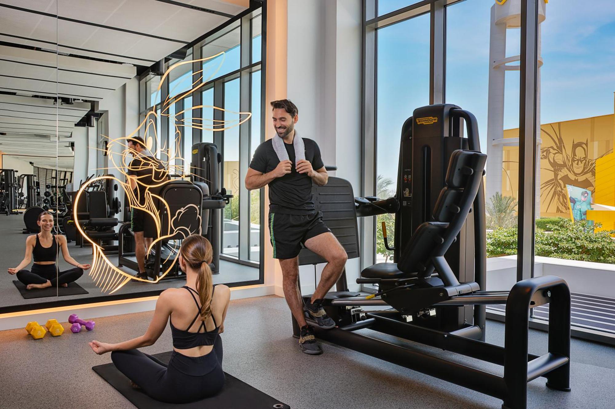 The Wb Abu Dhabi, Curio Collection By Hilton Hotel Ngoại thất bức ảnh The gym at the Ritz-Carlton, DIFC