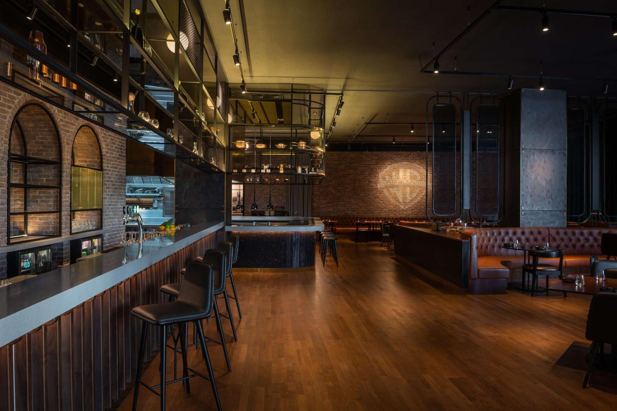 The Wb Abu Dhabi, Curio Collection By Hilton Hotel Ngoại thất bức ảnh Interior of the restaurant